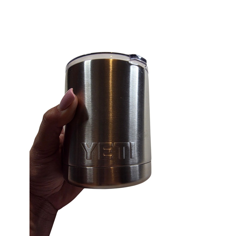 YETI Rambler 10oz Lowball Stainless Steel Tumbler with MagSlider Lid Silver